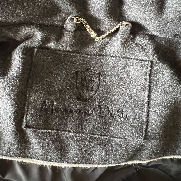 Massimo Dutti Quilted Grey Flannel Vest - Picture 5 of 17